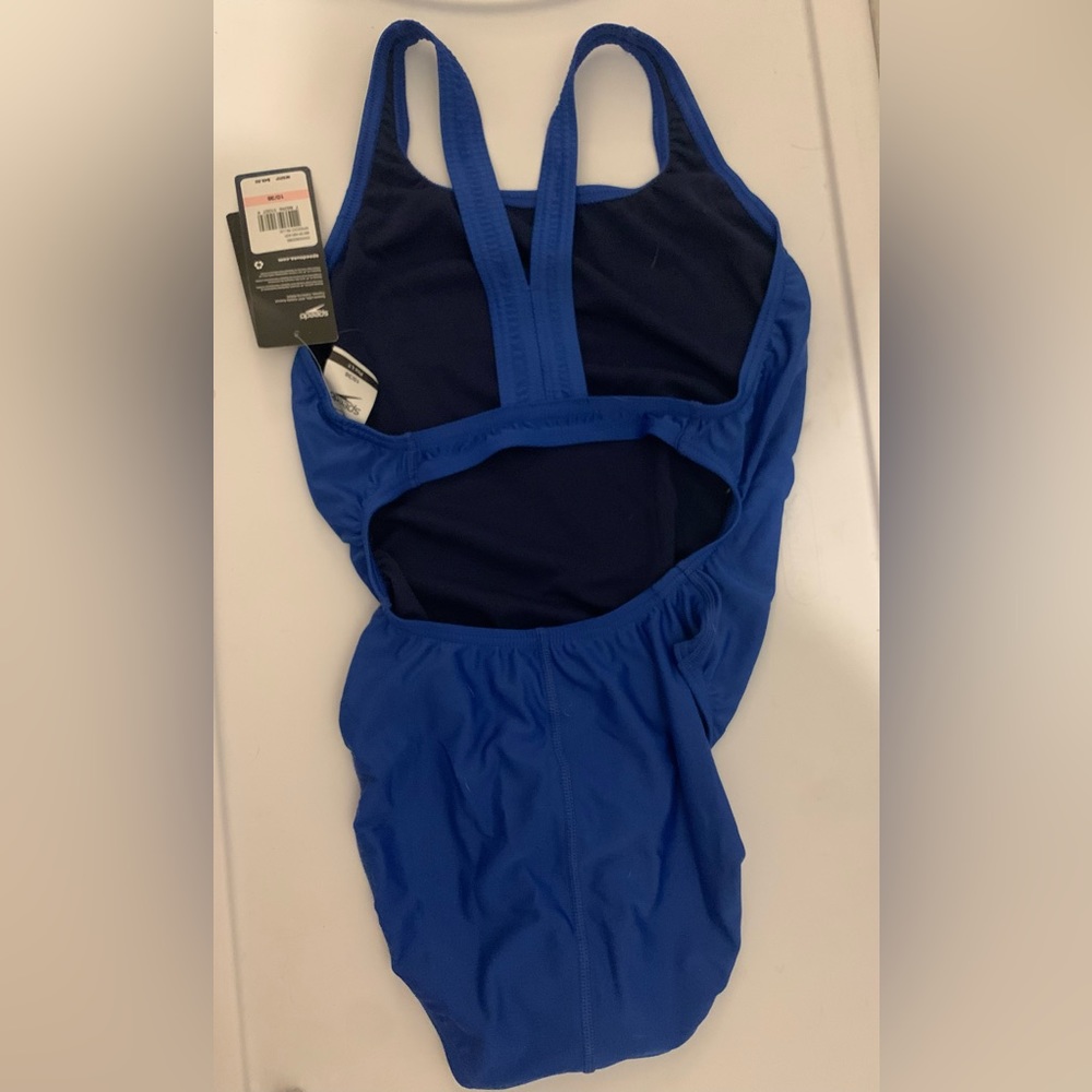 NWT Speedo Women’s One Piece Athletic Swimsuit Size 10 - Picture 6 of 10